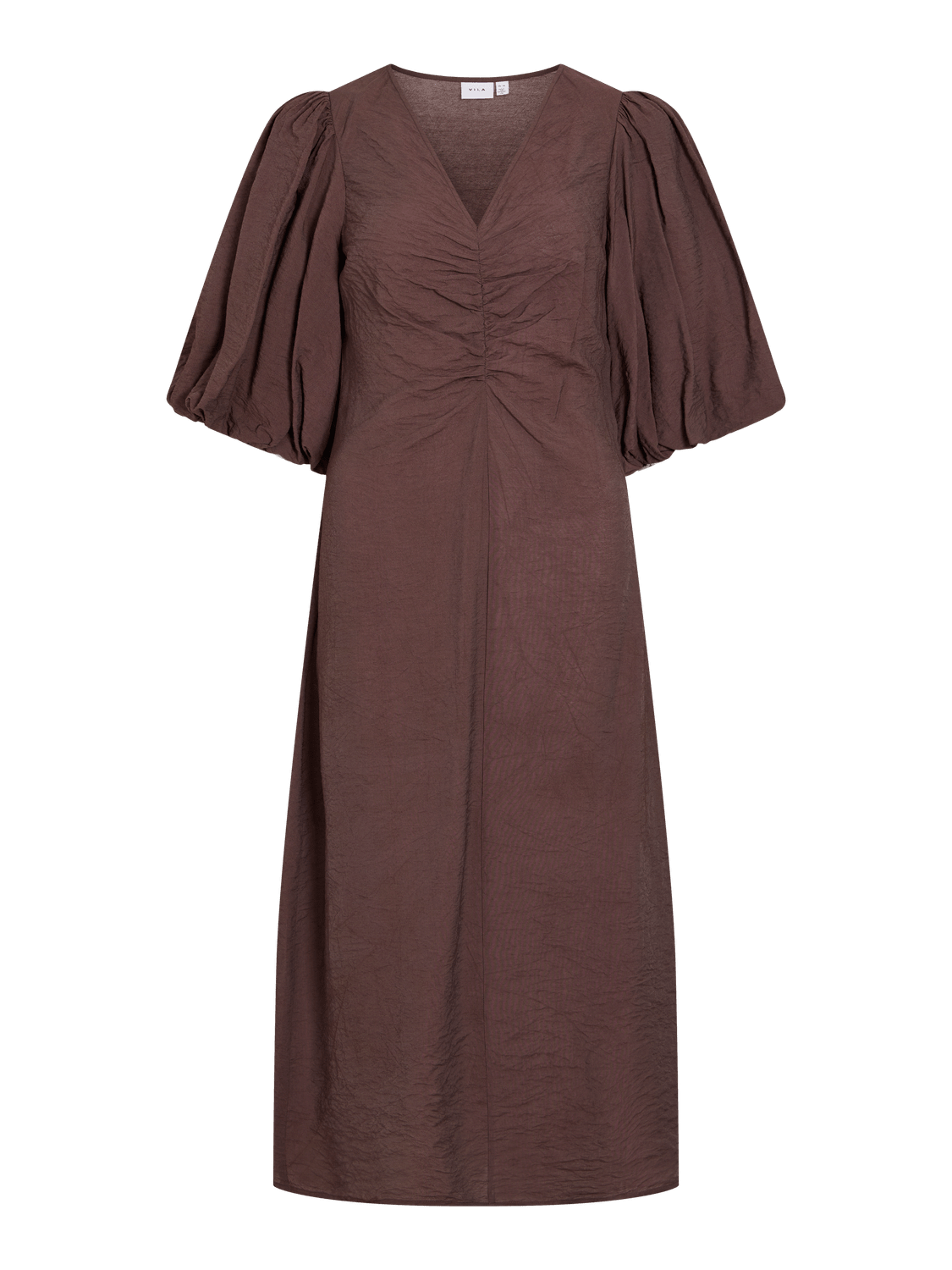 VIGOLA Midi Dress - Coffee Bean - VERO MODA & VILA Bergvik